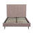 Crosby Modern Velvet Upholstered Eucalyptus Wood Platform Bed in Blush-392780142-392780137