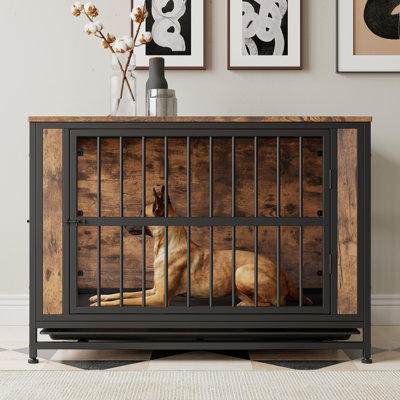 Meuble-cage pour chien