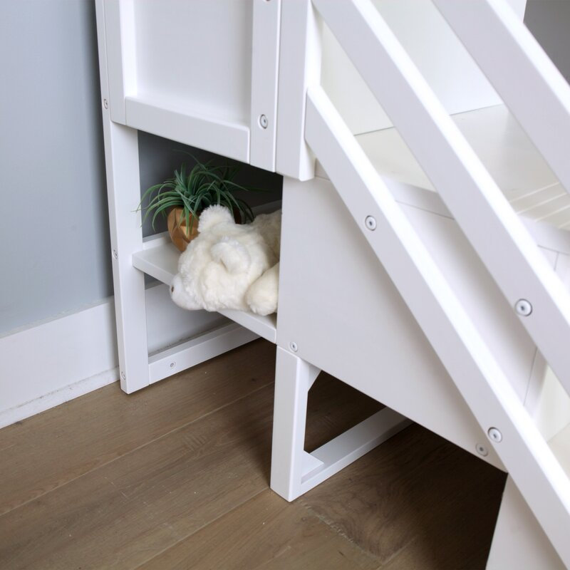 Lit mezzanine simple Janesa Kids, Bleu