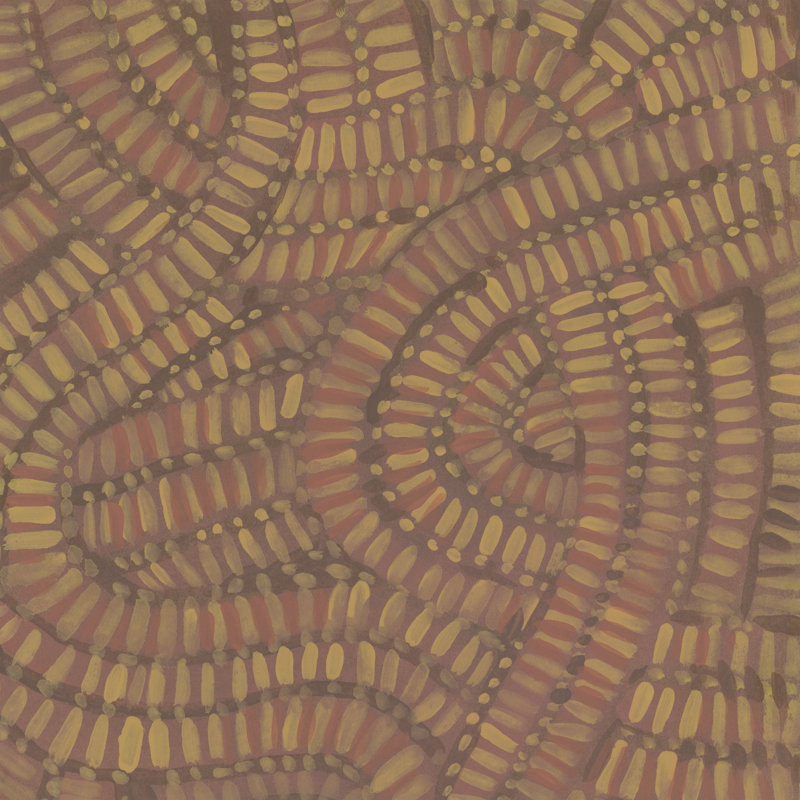 «Estreya tissé ondulation II sur toile» par Melissa Wang, reproduction, H 36 po x l 36 po