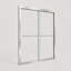 Porte de douche double à cadre coulissant avec verre transparent 5/16 po Fusion 56 "-60" x H 60 "-97178877
