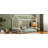 Metal Floor Bed Frame With House Shaped Design And Safety Guardrails-423239657