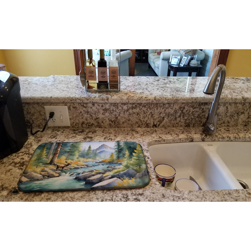 Tapis de séchage Mountain Stream