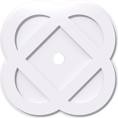 10"OD x 1"ID x 4"C x 1"P Charlotte Architectural Grade PVC Contemporary Ceiling Medallion