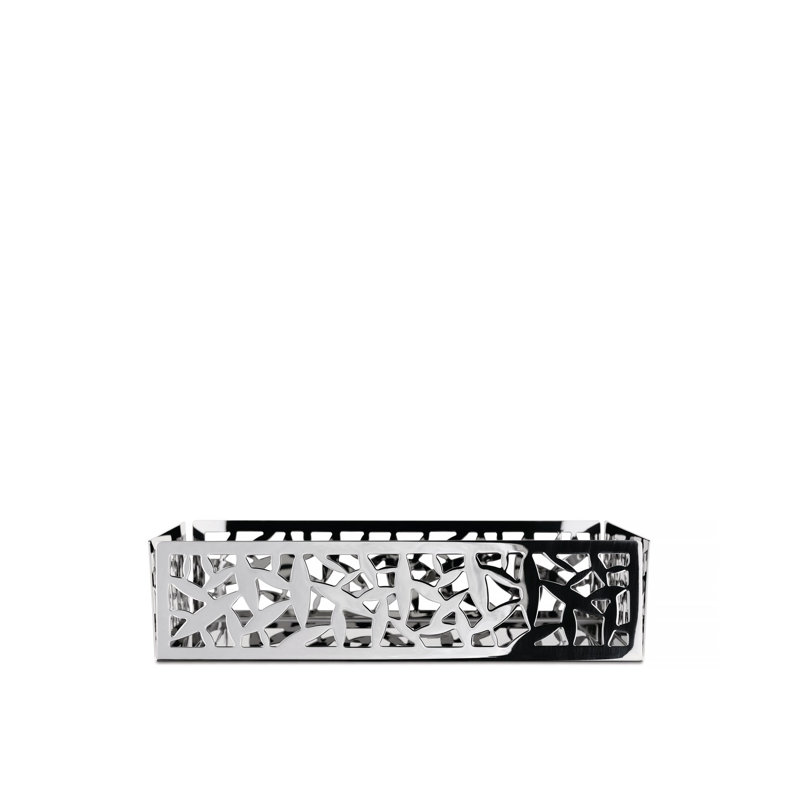Cactus Design Stainless Steel Flat Napkin Holder