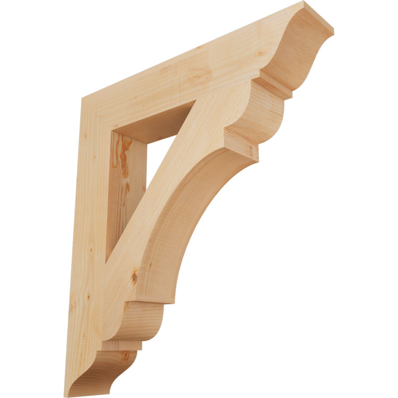 Support olympique traditionnel, H 36 po x l 5,5 po x P 32 po, Douglas (lisse)