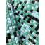Carreau de mosaïque mural et mosaïque carré en verre pressé iridescent 0,325 po x 0,3125 po Galaxy-40470054