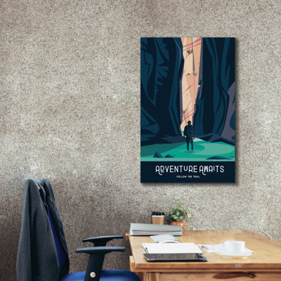 Toile épique «Adventure Awaits» par Omar Escalante