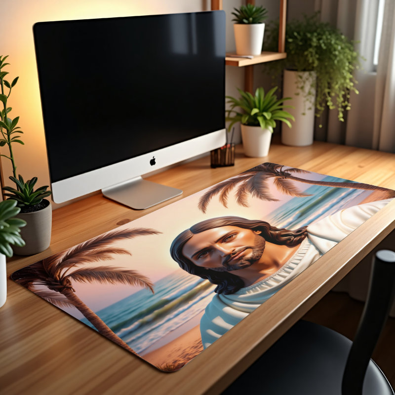 Polyester Desk Pad, 23.6x13.8