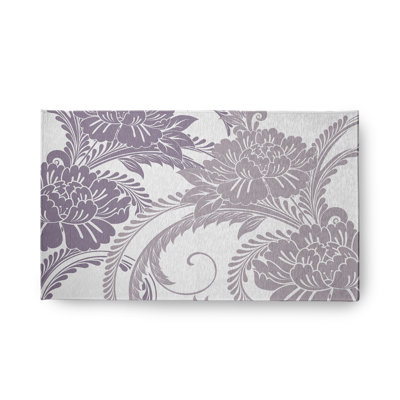 Chenille Floral Indoor / Outdoor Rug