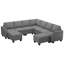 Grand canapé de rangement Janille Chenille-1497547491