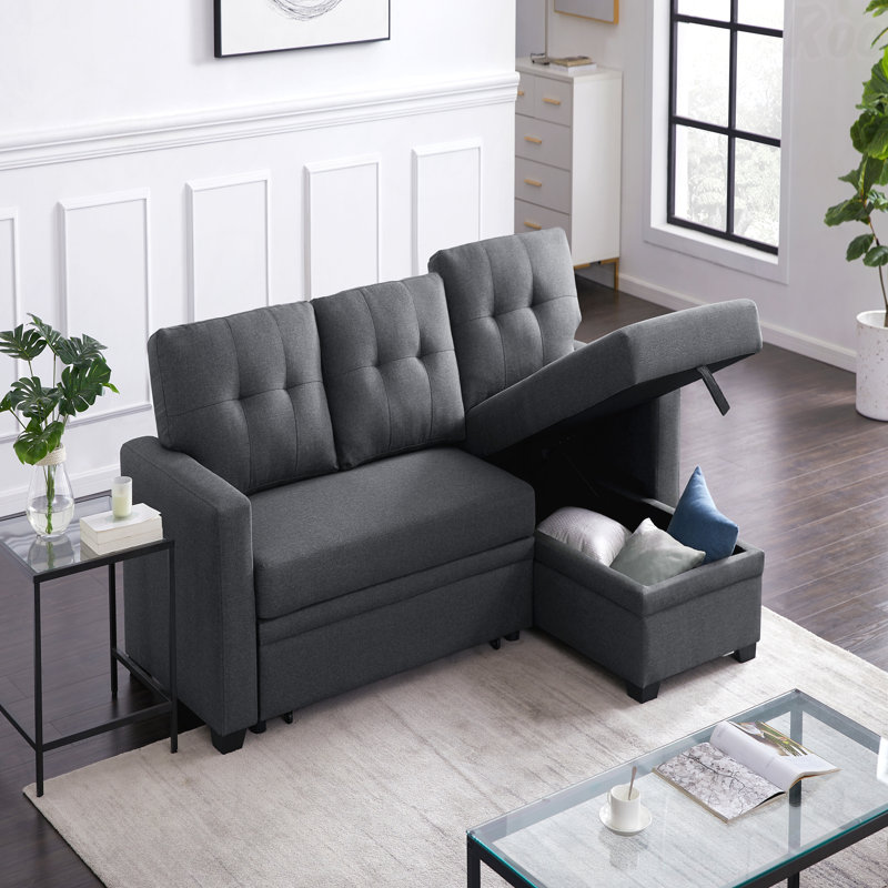 Canapé modulaire rembourré avec méridienne