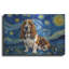  «Basset Hound Starry Night» par Rich Monet, art mural en métal, 36 po x 24 po-1383603336