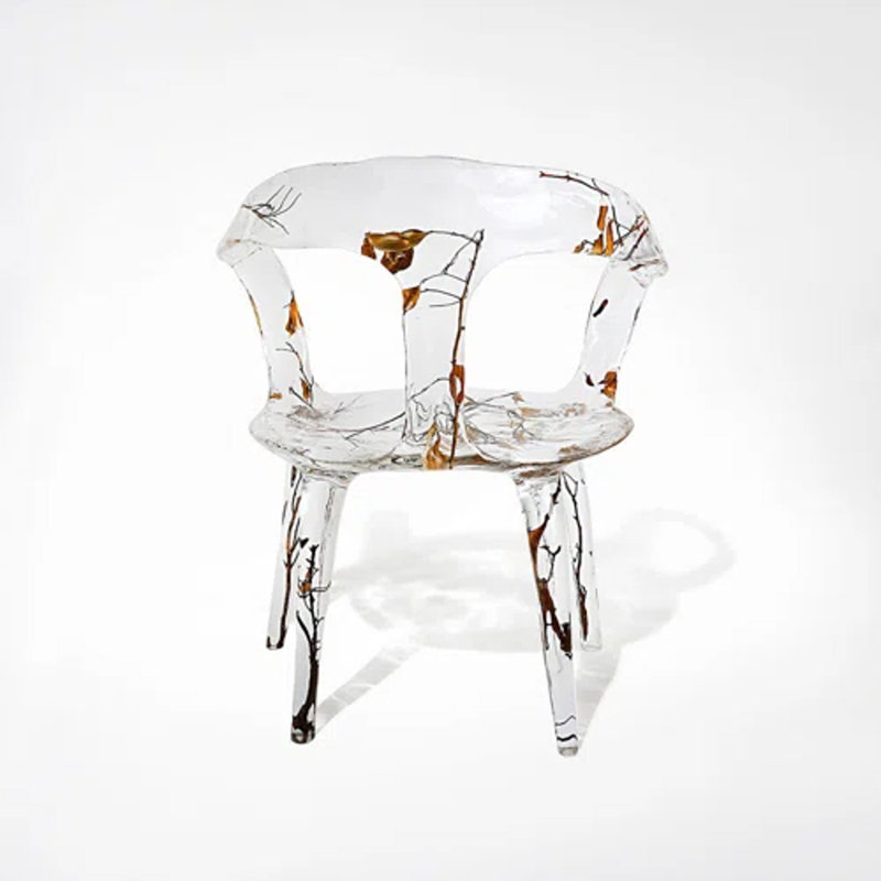 Branched Crystal Arm Chair