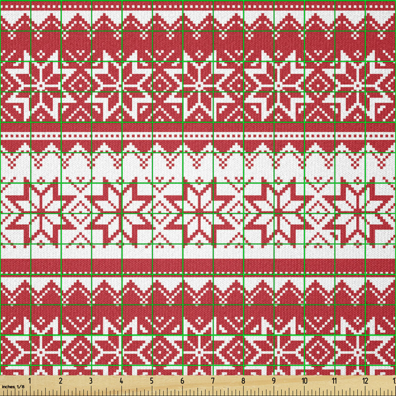 Derell Norwegian Swedish Traditional Motifs Multi-Purpose Fabric
