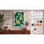 Golden Koi in Circle Japandi - Wrapped Canvas-1392468540-1392468534