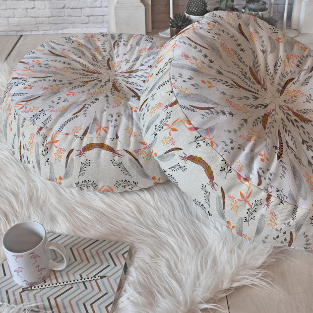 Coussin Iveta Abolina, H 26 po x l 26 po x P 6 po