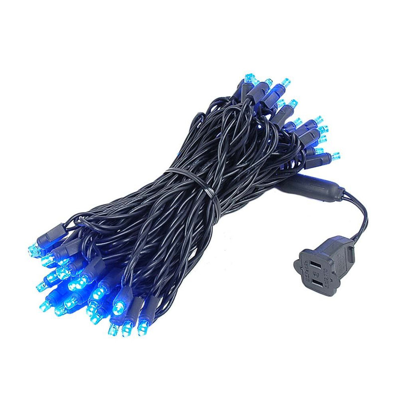 Guirlande lumineuse 50 lumières, Bleu
