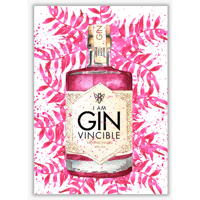 Ginvincible - Print, No Frame, 59.4 cm H x 42 cm W x 1 cm D