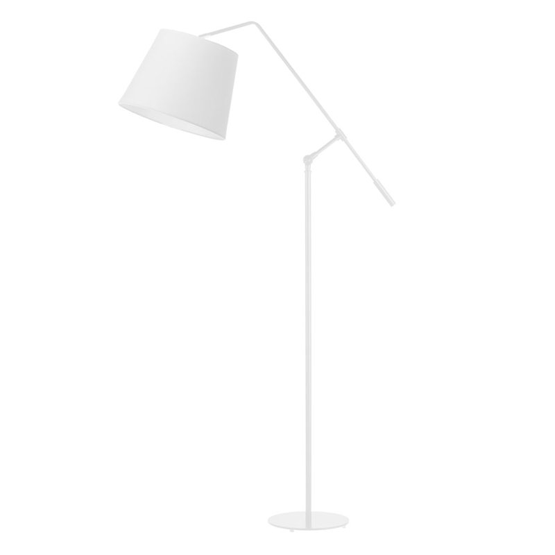 Gazanfer 170cm Arched Floor Lamp, White, White