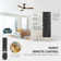42" 3 - Blade Small Room Ceiling Fan with LED Light and Remote