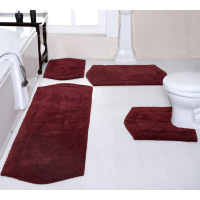 Morissette 4 Piece Bath Rug Set