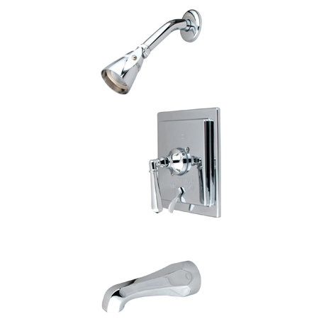 Tub Shower Faucet with Diverter, Satin Nickel