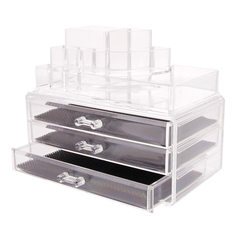 Acrylic Makeup Organiser, Clear