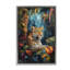 Cadre flottant Wild Side Jungle Cat, par Petal Prints Design-2106422766-2106422765