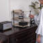 Buffet décoratif en bois de noyer foncé