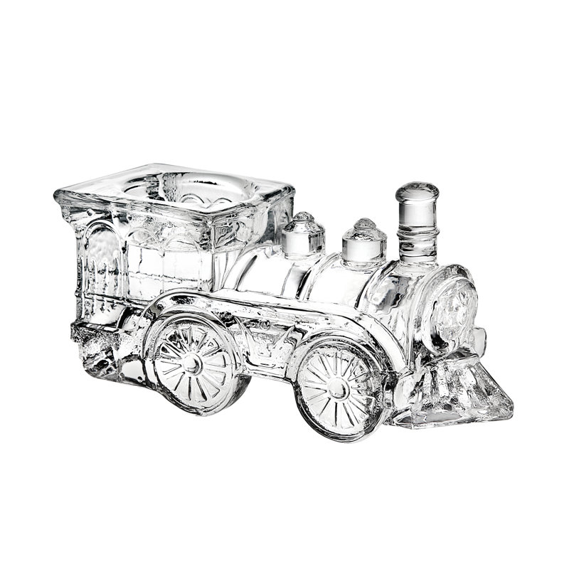 Godinger Christmas Train Votive Holder, Clear