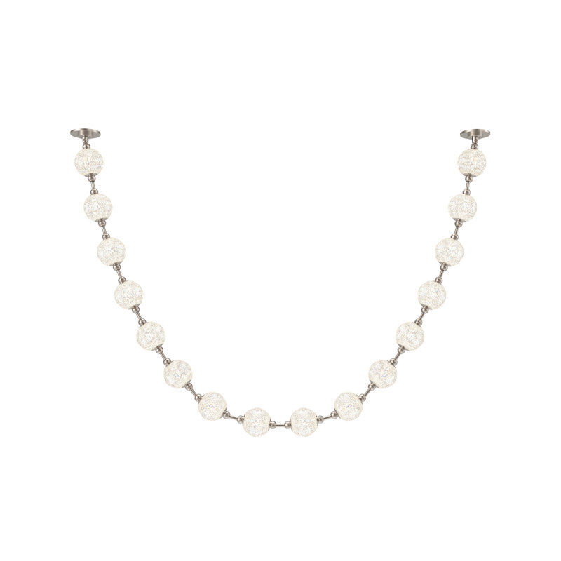Marni 16 - Light Unique/Statement Pendant, Polished Nickel