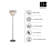 Marilen 61 " Traditional Floor Lamp-991716302-991716297