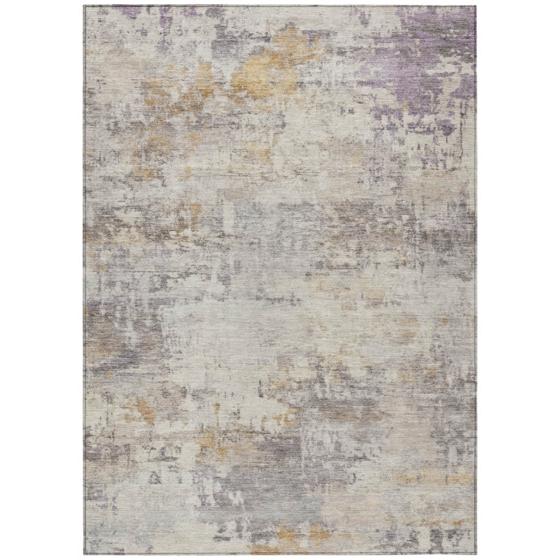 Machine Washable Indoor/Outdoor Chantille ACN2371 Abstract Rug, Rectangle 9' x 12'