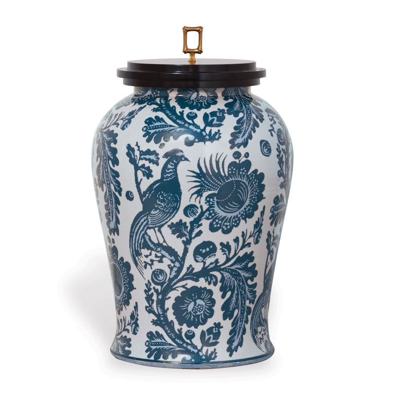Pot en porcelaine 21 po Arcadia, Indigo