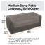 Khalil Water-Resistant Deep Seated Patio Loveseat Cover-739216438