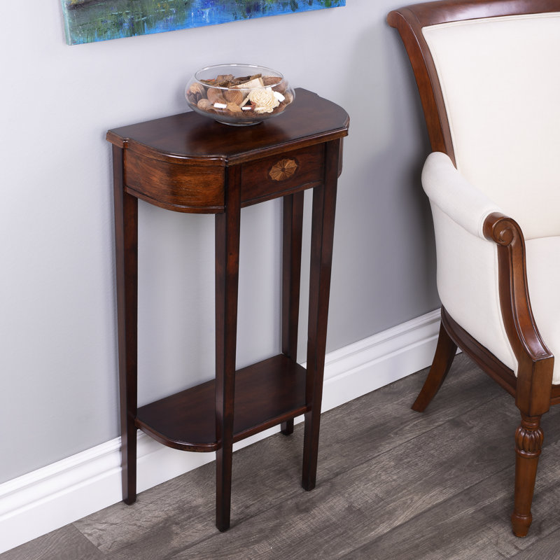 Wendell Console Table, Distressed Olive Ash Burl