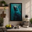 Seal in Teal Waters Coastal - Wrapped Canvas-2127853601-2127855582