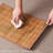 Wood/Bamboo Floral Rectangle Placemat