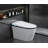 Luxury Smart Toilet with Built-in Bidet Seat | Auto Open/Close Seat, Foot Sensor | Warm Water & Dryer, LED Display, Night Light