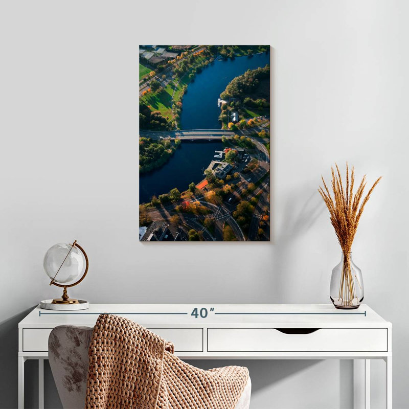 Aime Charles River, 24" H x 16" W