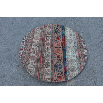 Tapis traditionnel turc traditionnel à motif floral traditionnel parfait pour rehausser votre décor avec une touche d'élégance rétro