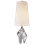 Halcyon Accent Cordless Table Lamp in Crystal with Linen Shade