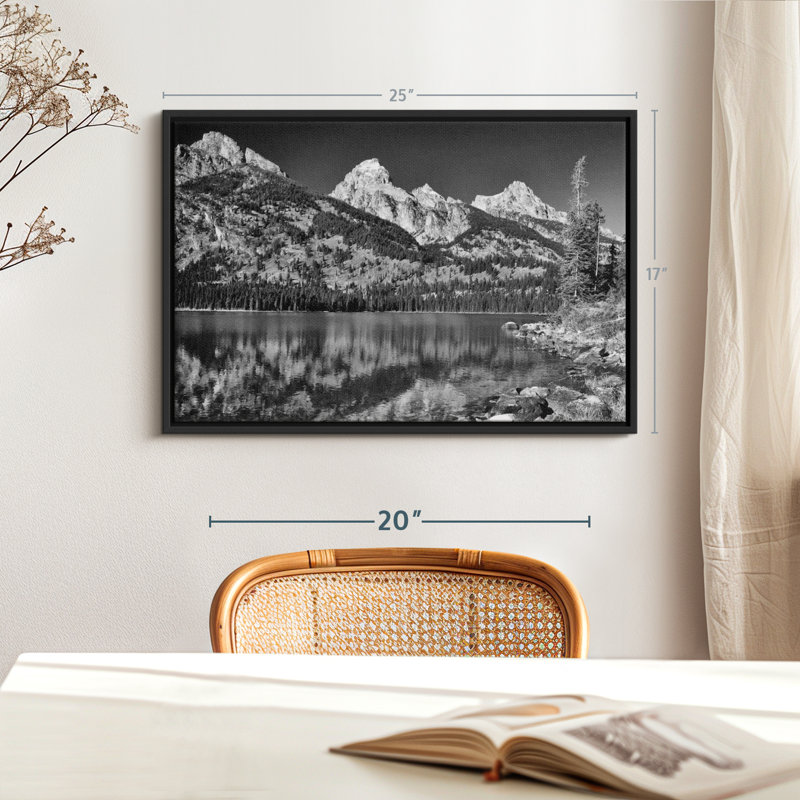Impression sur toile Scenic Grand Teton, H 25 po x l 17 po