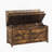 Storage Chest,Storage Bench,Retro Toy Box Organizer ,Entryway Storage Bench With 2 Hinges,Easy Assembly,Rustic Brown-1858322268