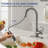 Single-Handle Pull-Down Kitchen Faucet with Dual-Function Sprayer-120793566