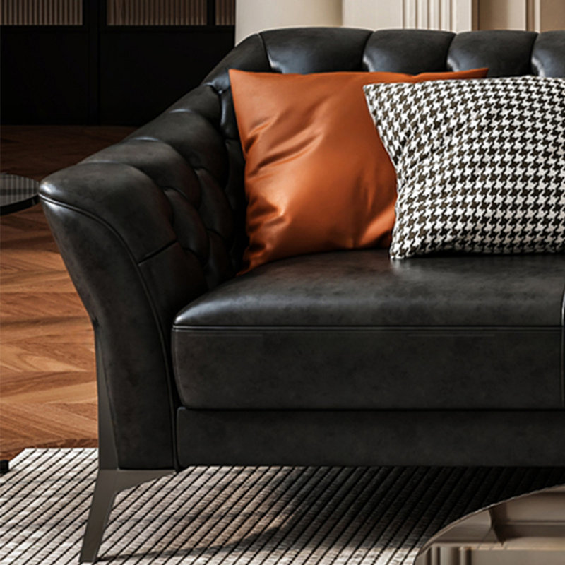 American retro style straight-row sofa