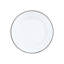 Vintage Buffet Plates, Black Rim-1978262096