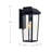 18" 1-Light Iron Outdoor Wall Lantern