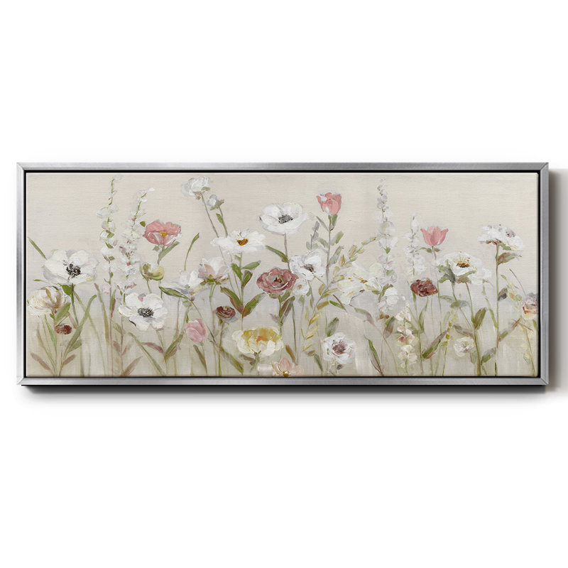 Blooming Around - Toile encadrée, H 20 po x l 50 po